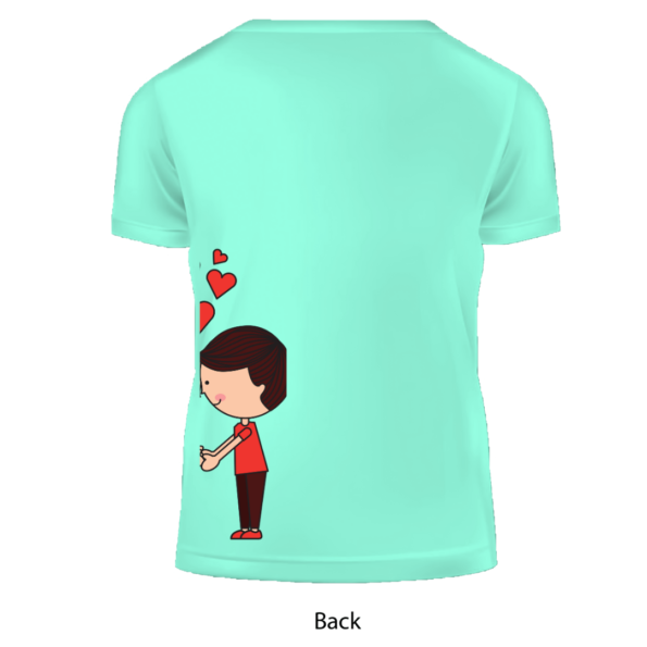 Cartoon Love Design, Set of 2 PCS – Couple Tshirt for Couples