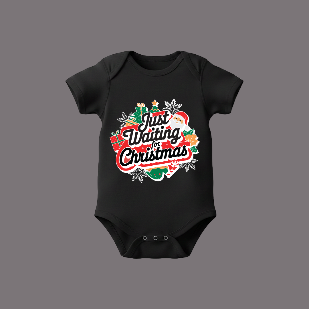 Just Waiting for Christmas Matching T-Shirt Matching Family outfit