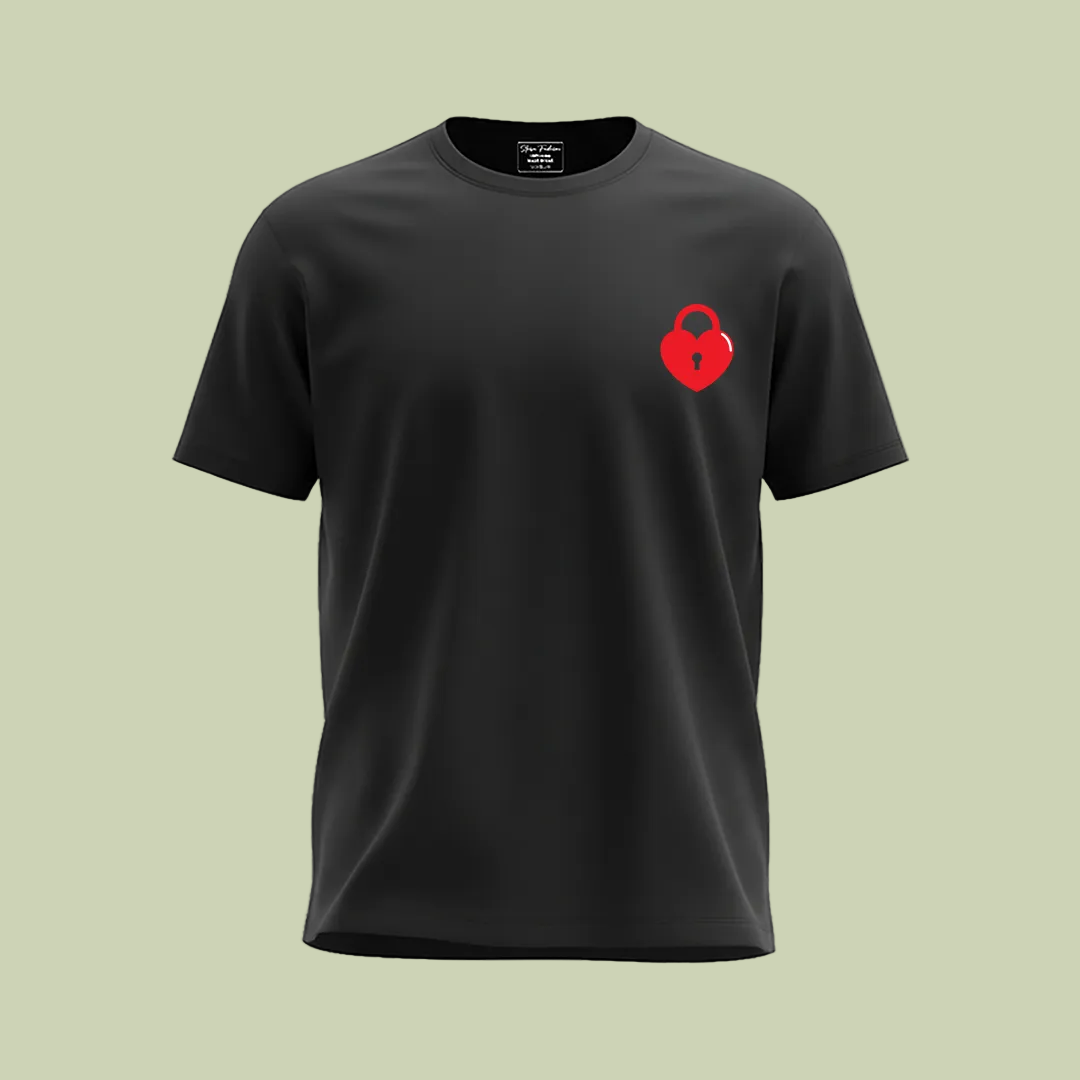 Unique Valentine’s Day Tees for Couples – Lock and Key Matching T-Shirt