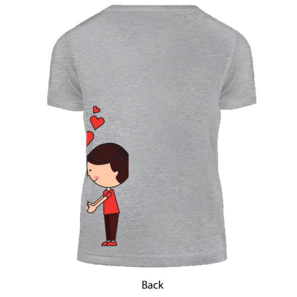 Cartoon Love Design, Set of 2 PCS – Couple Tshirt for Couples