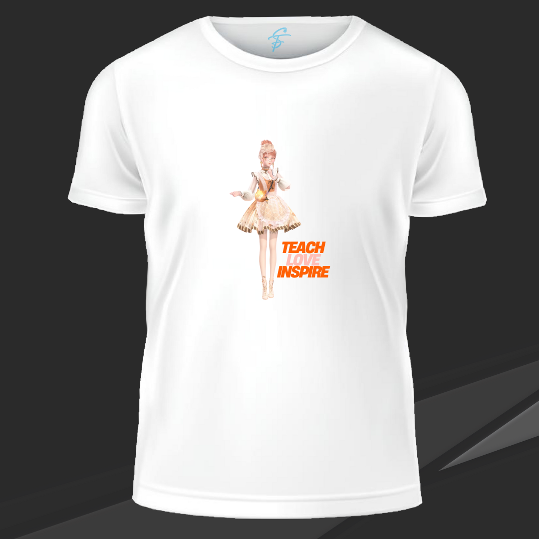 TEACH LOVE INSPIRE , T-Shirt, 100% Cotton