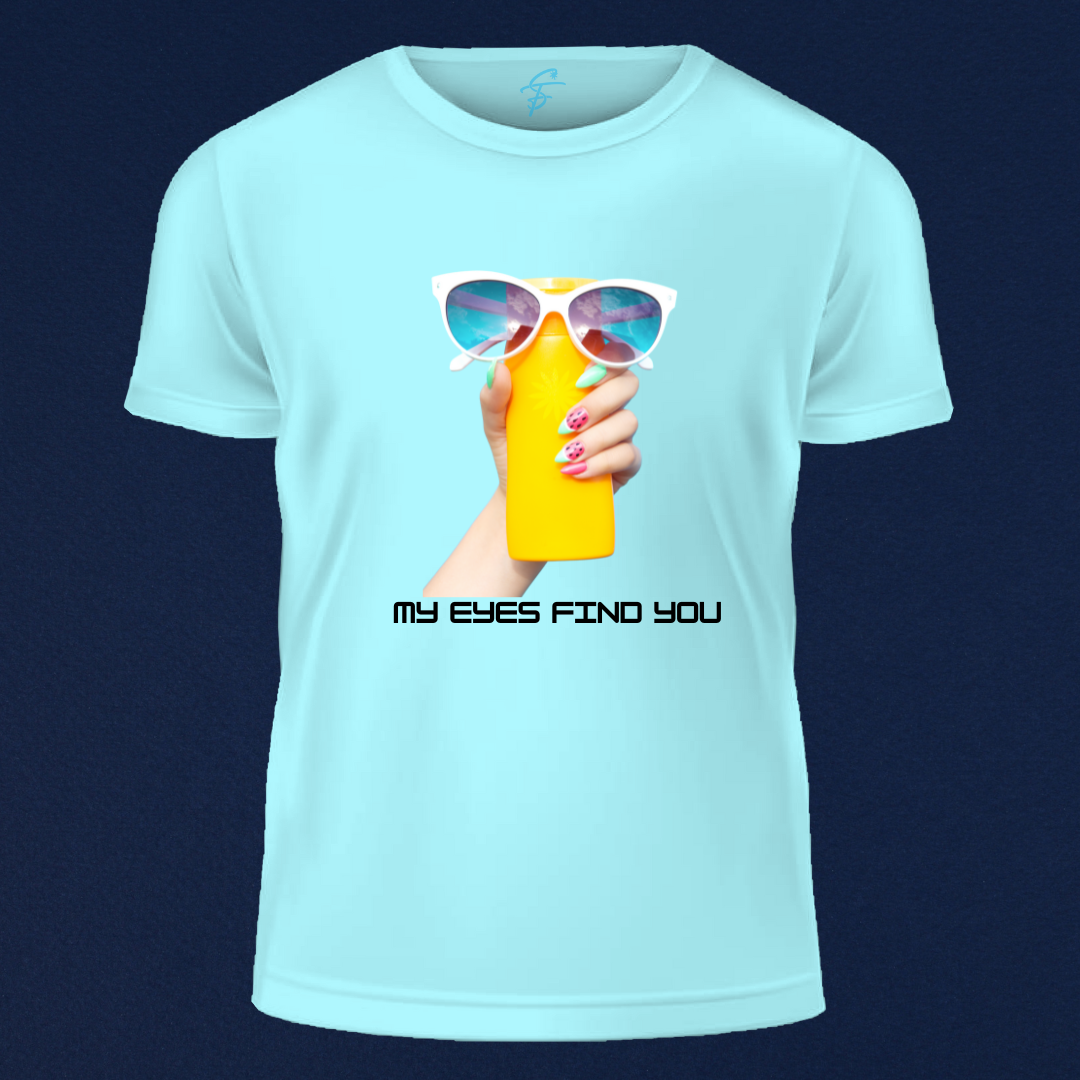 MY EYES FIND YOU, T-Shirt, 100% Cotton, Summer Collection