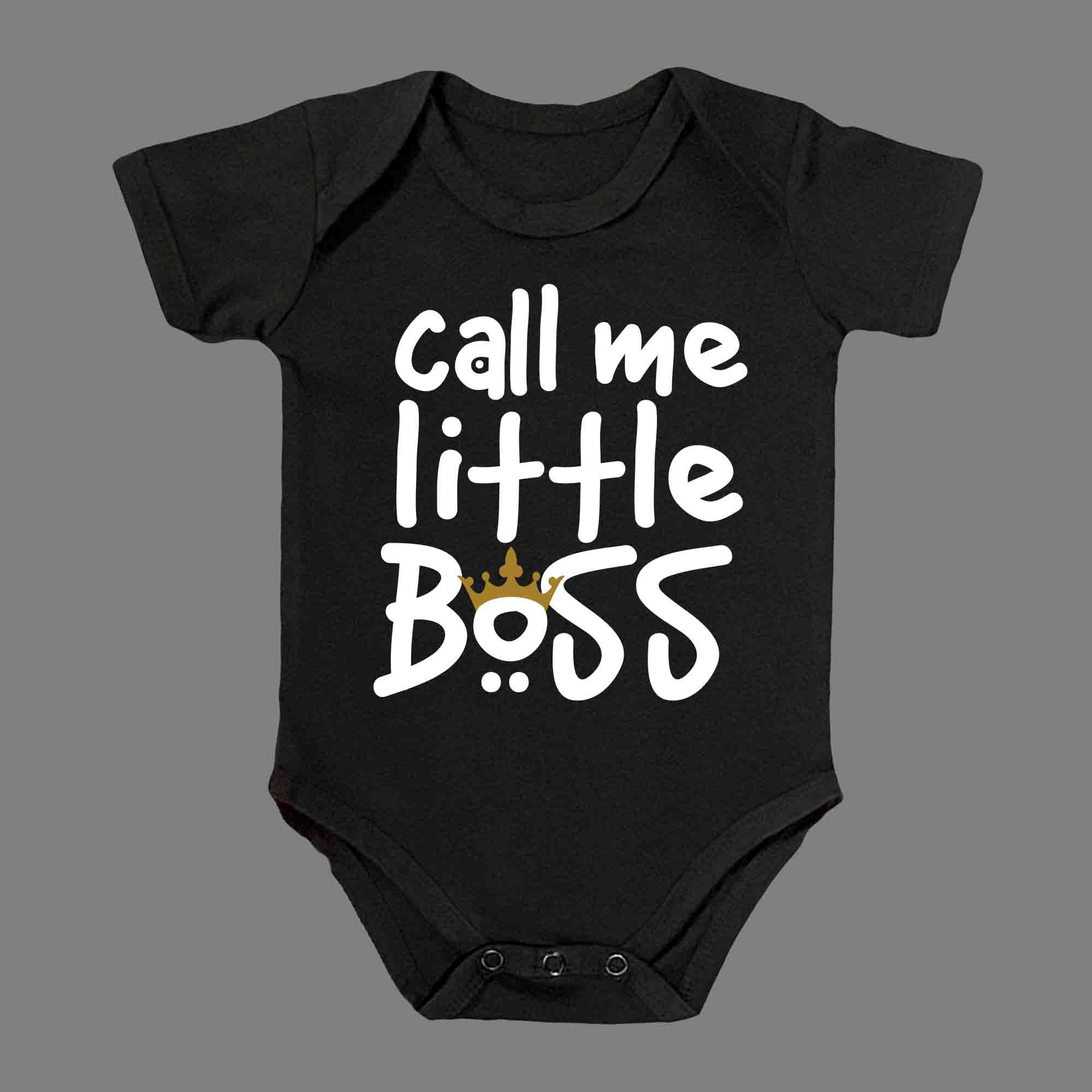 CALL ME LITTLE BOSS - Infant Tees