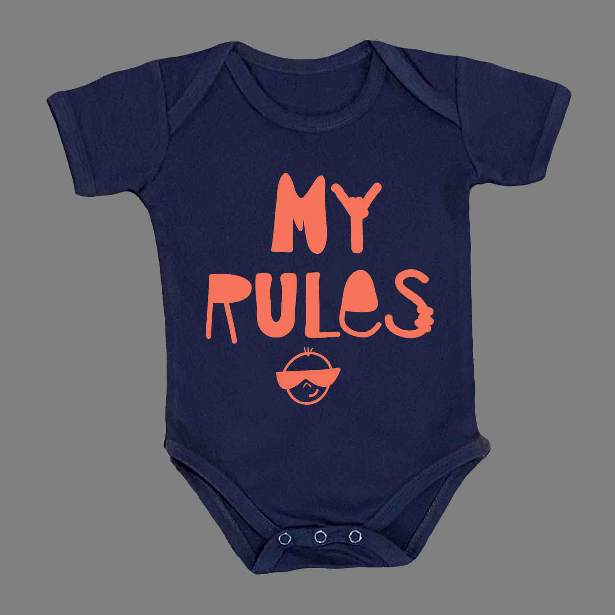 MY RULES BABY ROMPER - Infant Tees