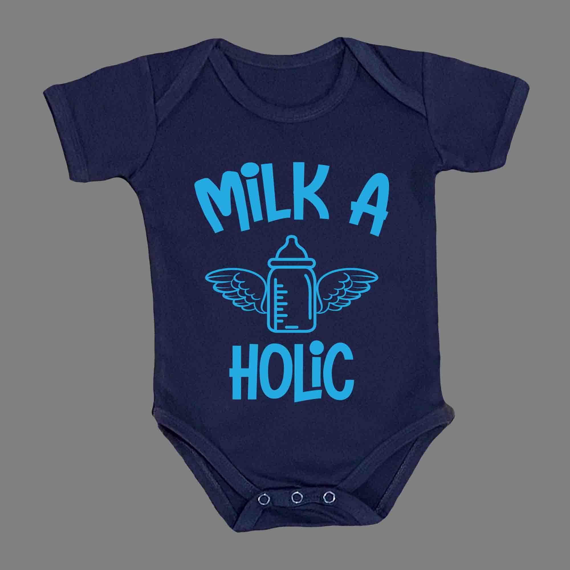 MILK A HOLIC BABY ROMPER - Infant Tees