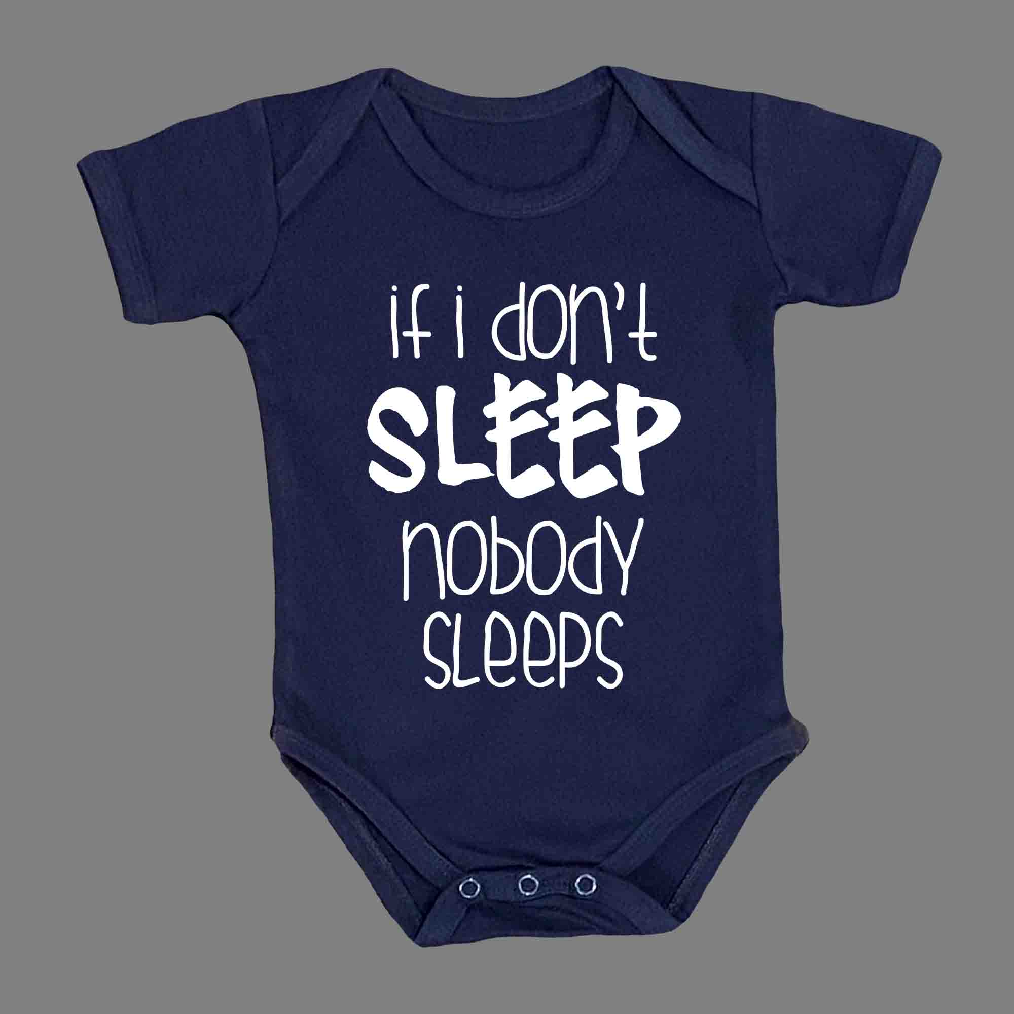 IF I DONT SLEEP BABY ROMPER - Infant Tees