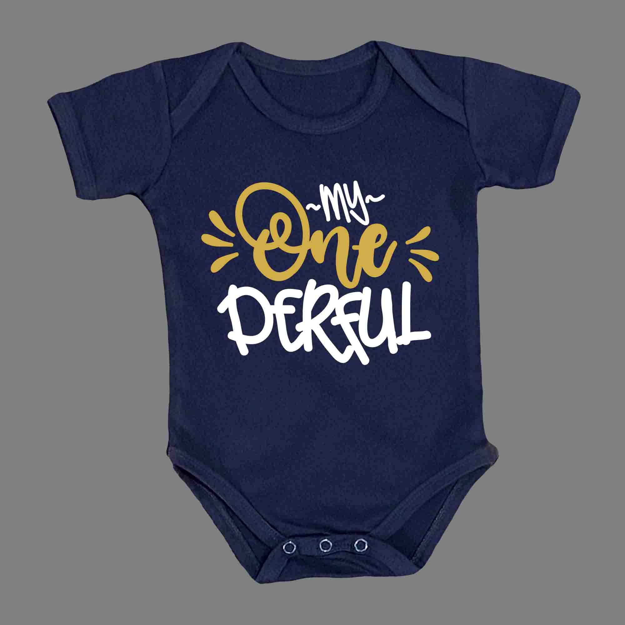 MY ONE DERFUL BABY ROMPER - Infant Tees