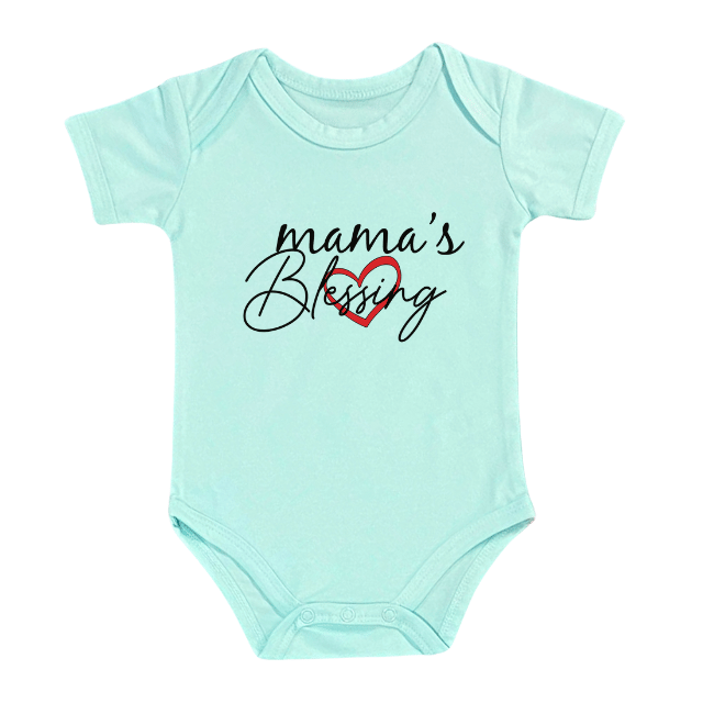BLESSED MAMA TSHIRT AND ROMPER - Mom & Me
