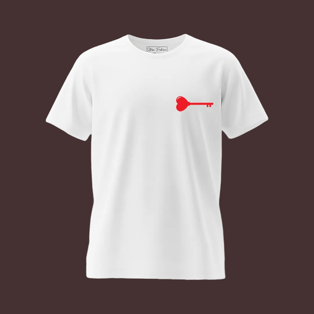 Unique Valentine’s Day Tees for Couples – Lock and Key Matching T-Shirt