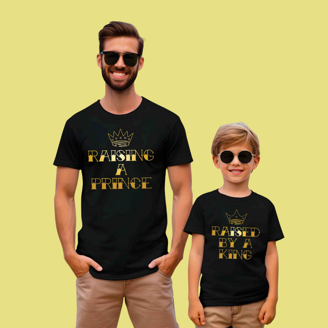 RAISING A BOY TSHIRT – Dad & Me