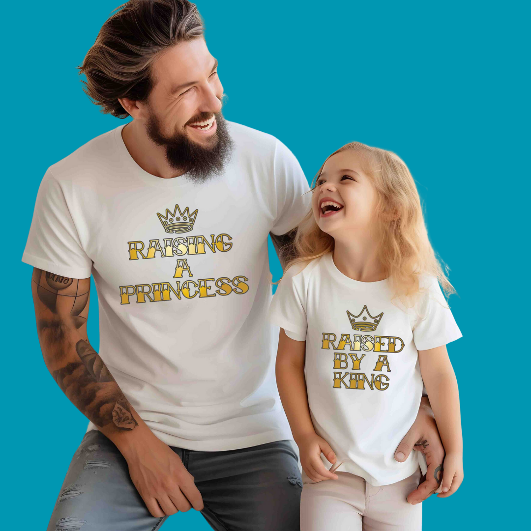RAISING A Girl TSHIRT – Dad & Me