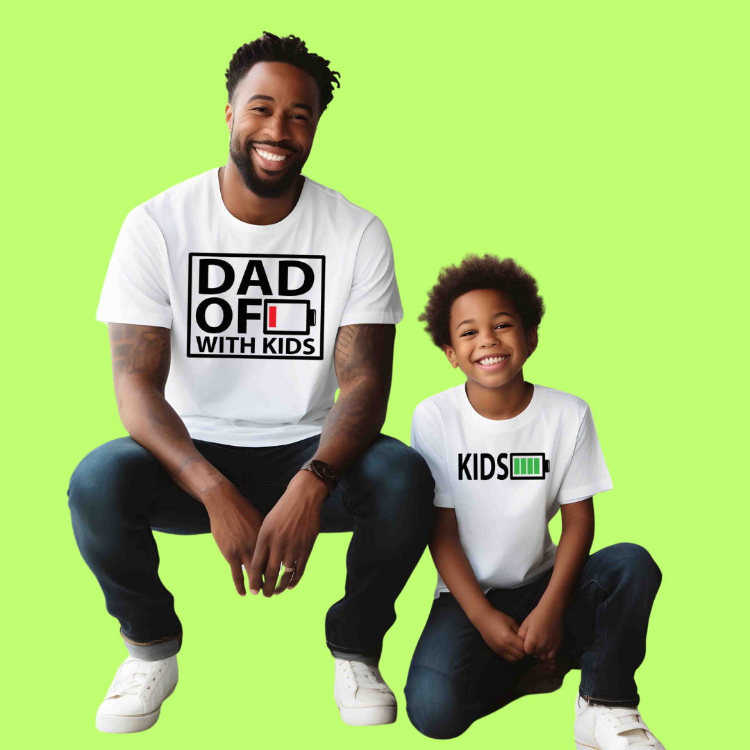 ROCKSTAR DAD WITH BOY TSHIRT AND ROMPER - Dad & Me