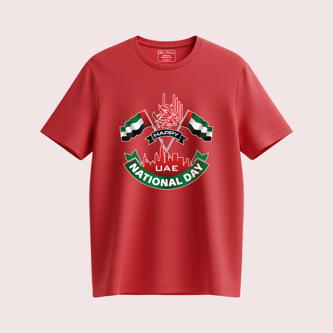 Family Matching T-Shirts – Happy UAE National Day Unisex Design