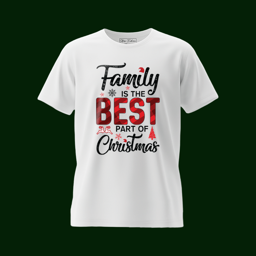 Christmas Family T-shirt - Family is the best part of Christmas - family tees - Christmas t-shirt Matching family outfit