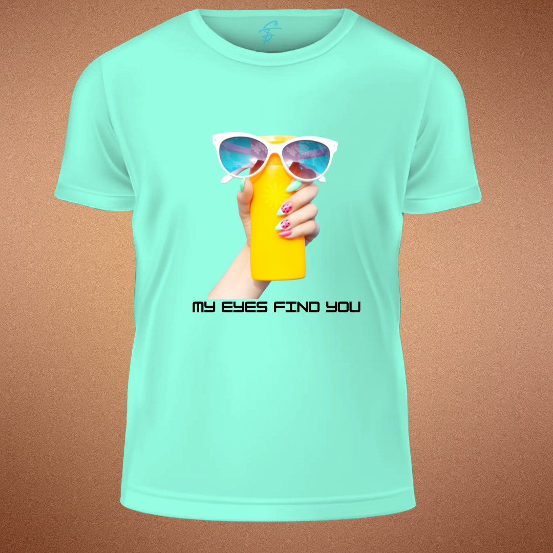 MY EYES FIND YOU, T-Shirt, 100% Cotton, Summer Collection