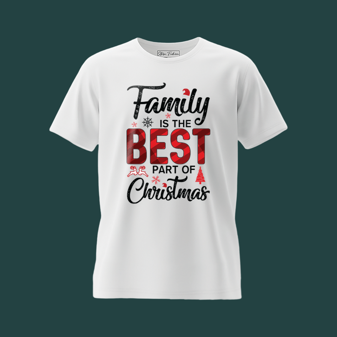 Christmas Family T-shirt - Family is the best part of Christmas - family tees - Christmas t-shirt Matching family outfit