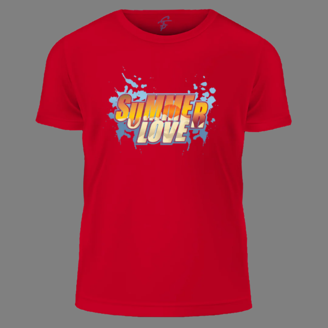 SUMMER LOVE, T-Shirt, 100% Cotton, Summer Collection