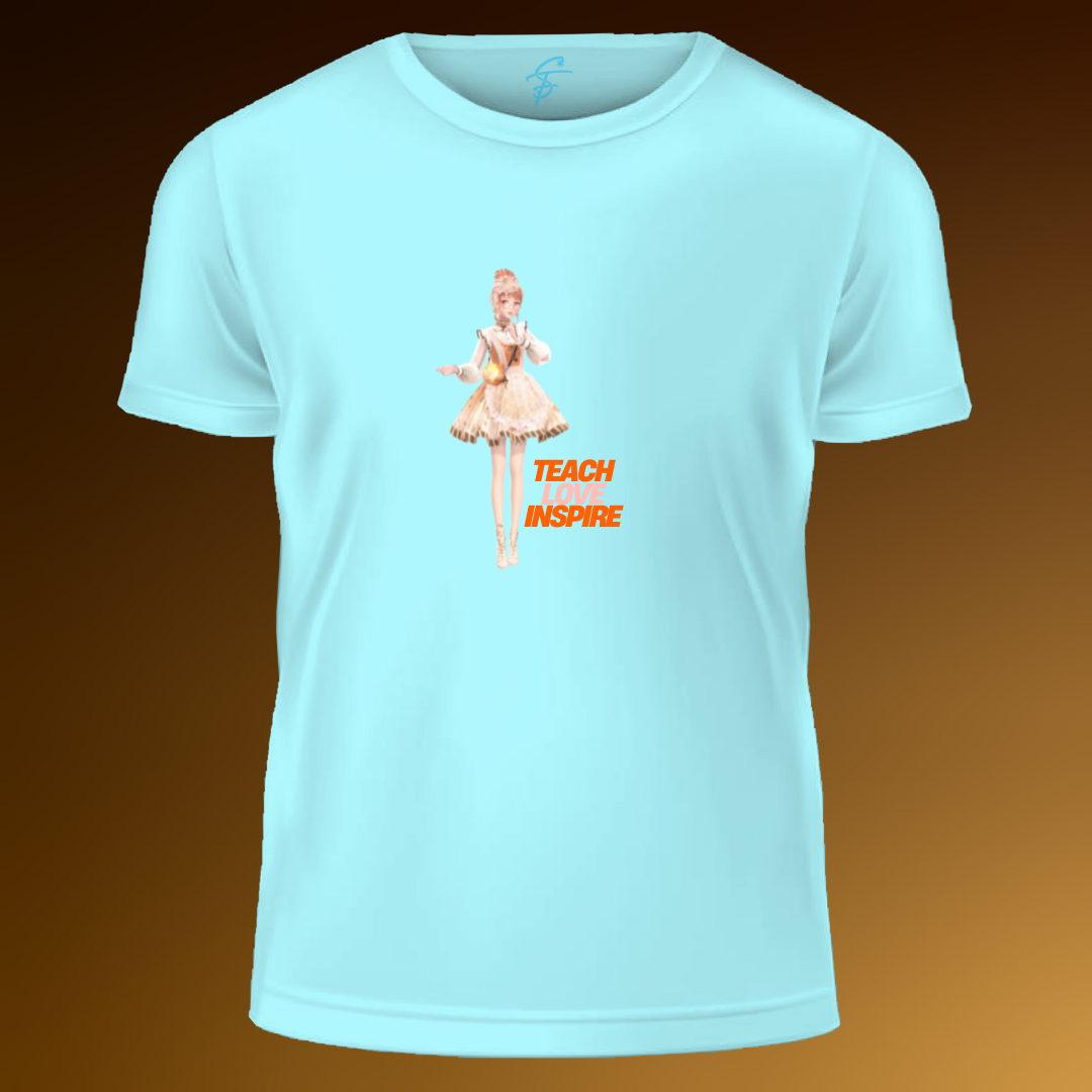 TEACH LOVE INSPIRE , T-Shirt, 100% Cotton