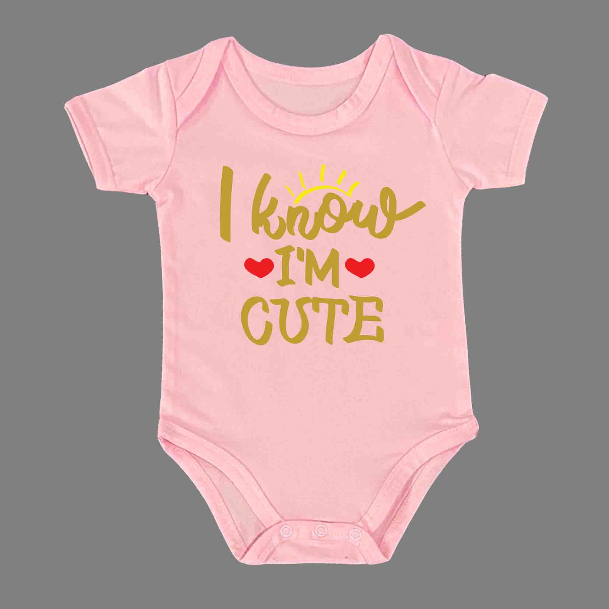 I KNOW IM CUTE - Infant Tees