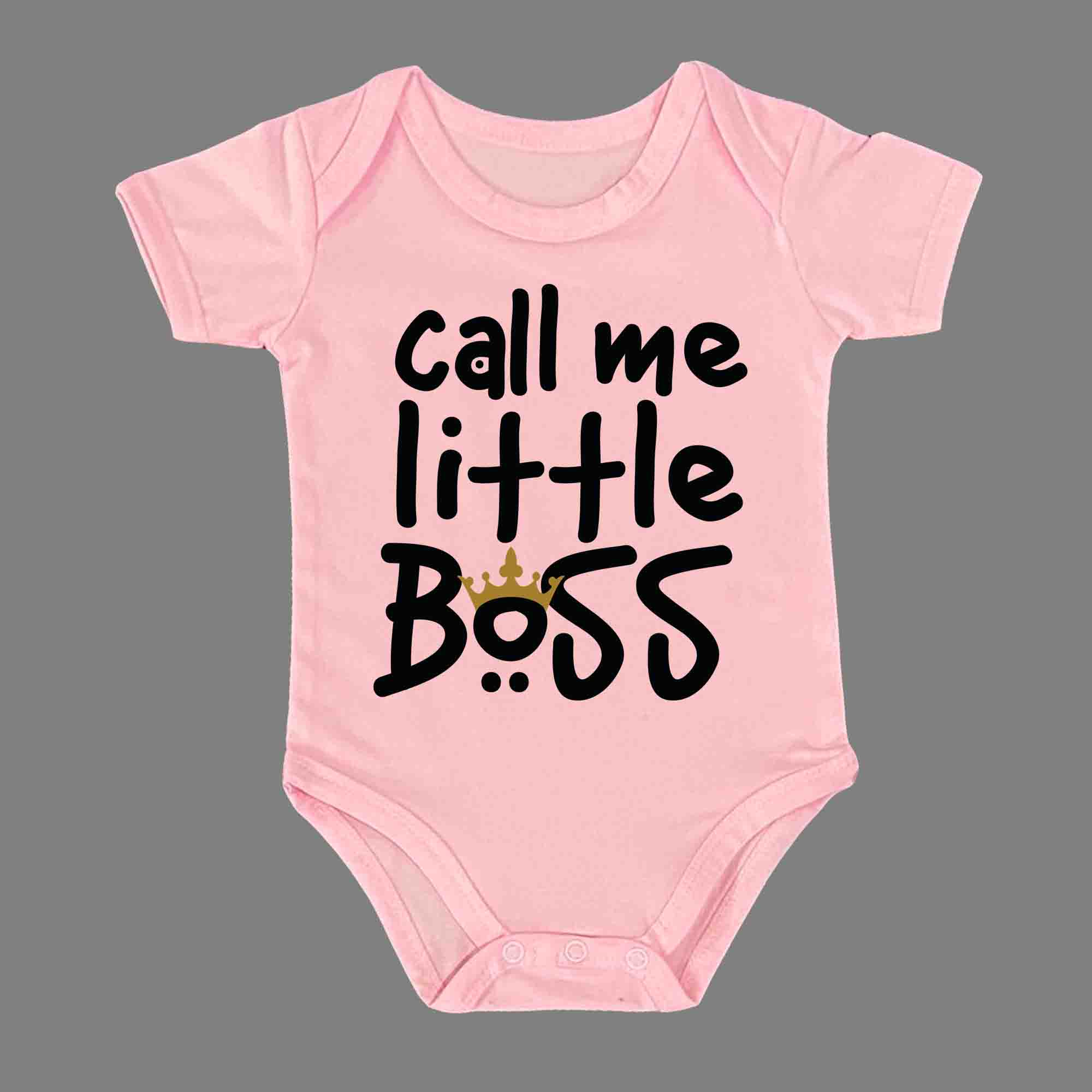 CALL ME LITTLE BOSS - Infant Tees