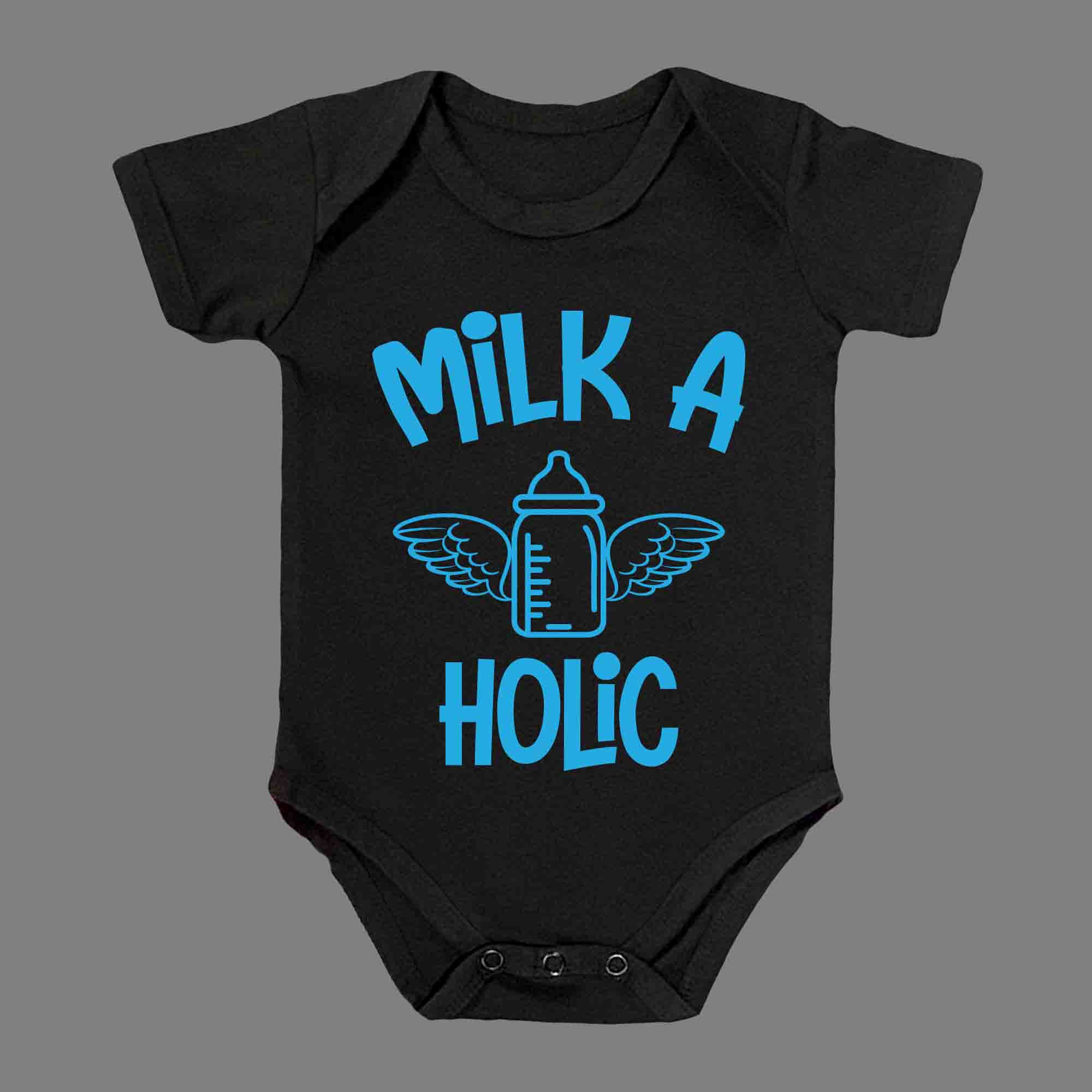MILK A HOLIC BABY ROMPER - Infant Tees