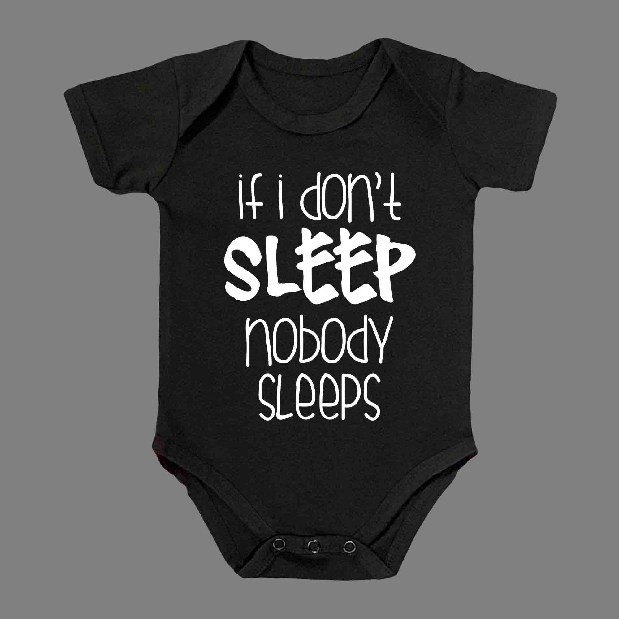 IF I DONT SLEEP BABY ROMPER - Infant Tees