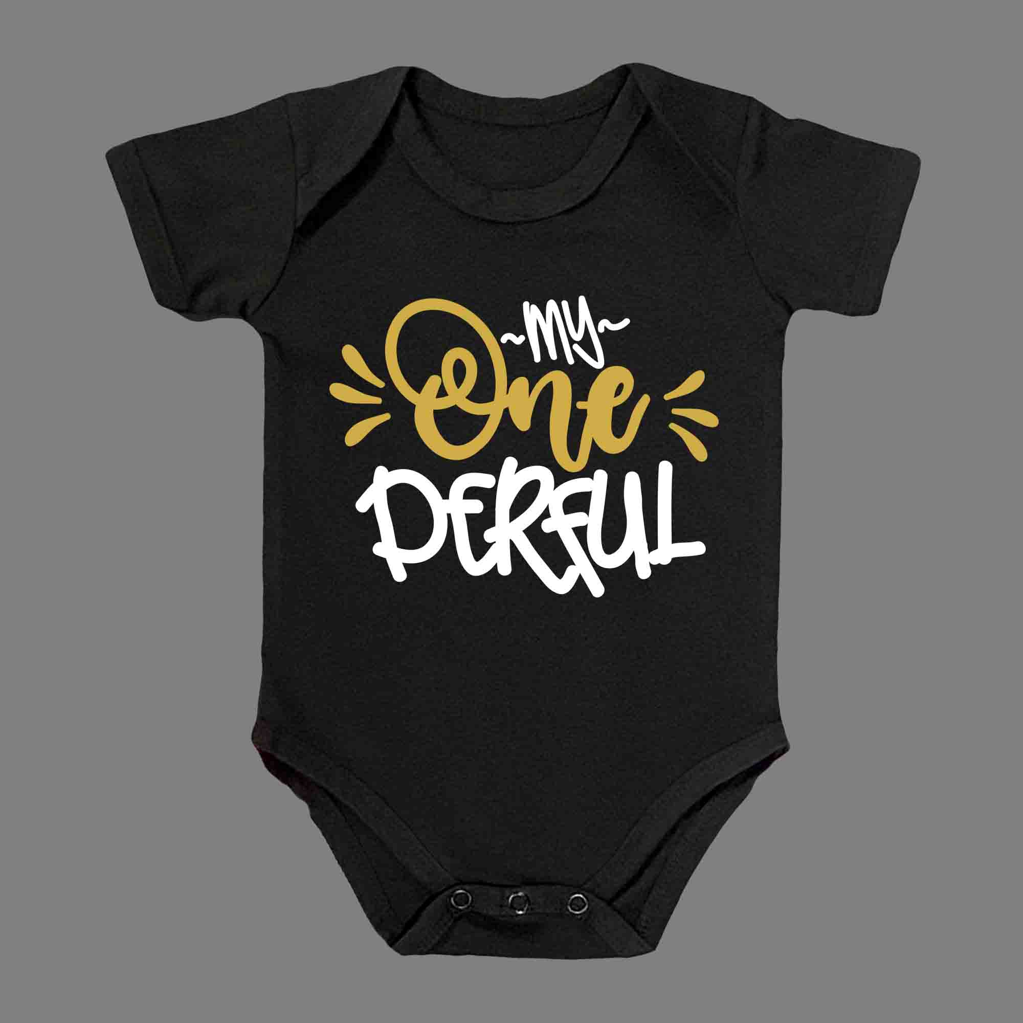MY ONE DERFUL BABY ROMPER - Infant Tees