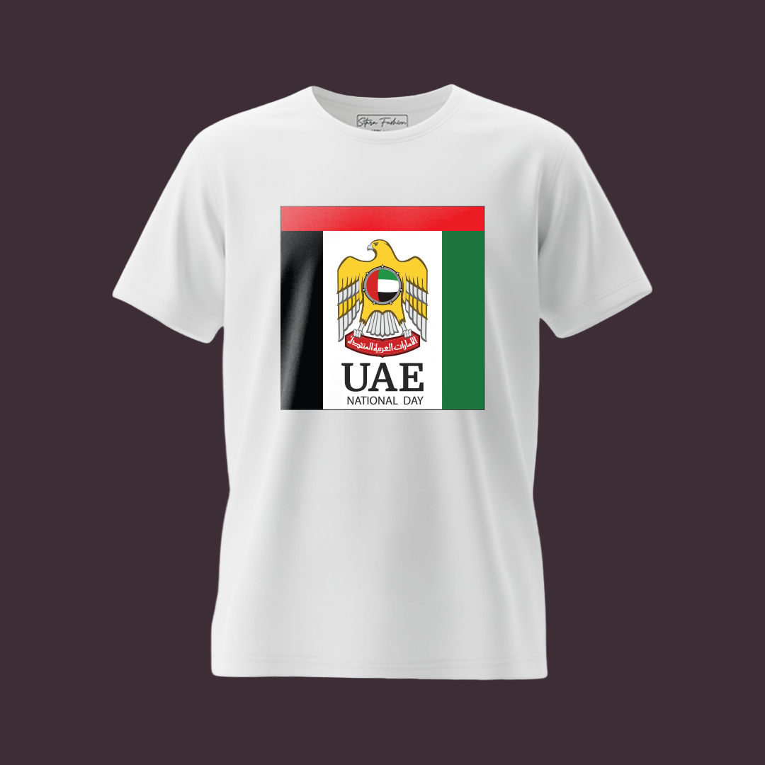 UAE National Day T-shirt with Emblem and Flag