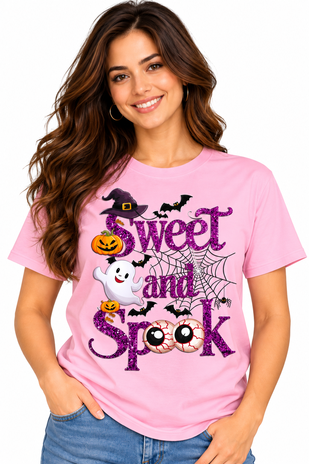 Halloween Graphic T-Shirt for Men, Women & Kids – Sweet & Spooky Unisex Tee | Multiple Colors