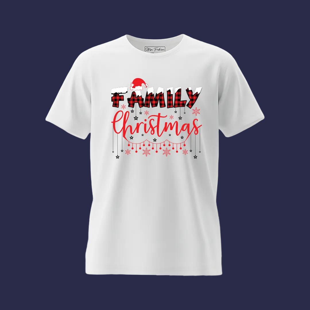 Family Christmas Tees - Christmas vibes T-shirt for family