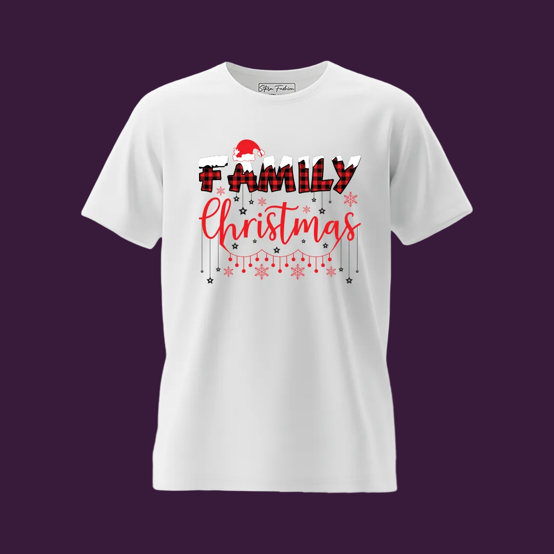 Family Christmas Tees - Christmas vibes T-shirt for family