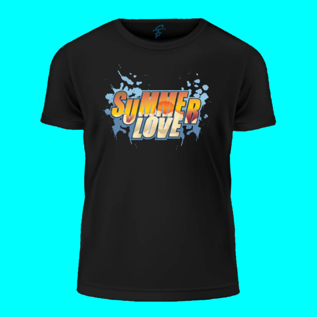 SUMMER LOVE, T-Shirt, 100% Cotton, Summer Collection
