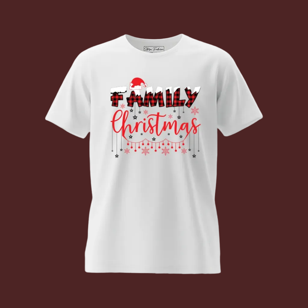 Family Christmas Tees - Christmas vibes T-shirt for family