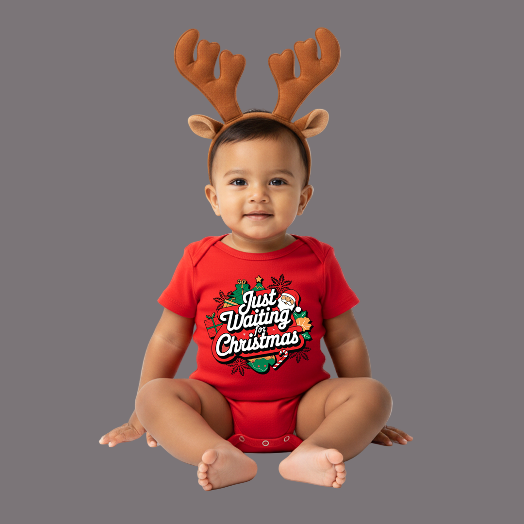 Just Waiting for Christmas Matching T-Shirt Matching Family outfit