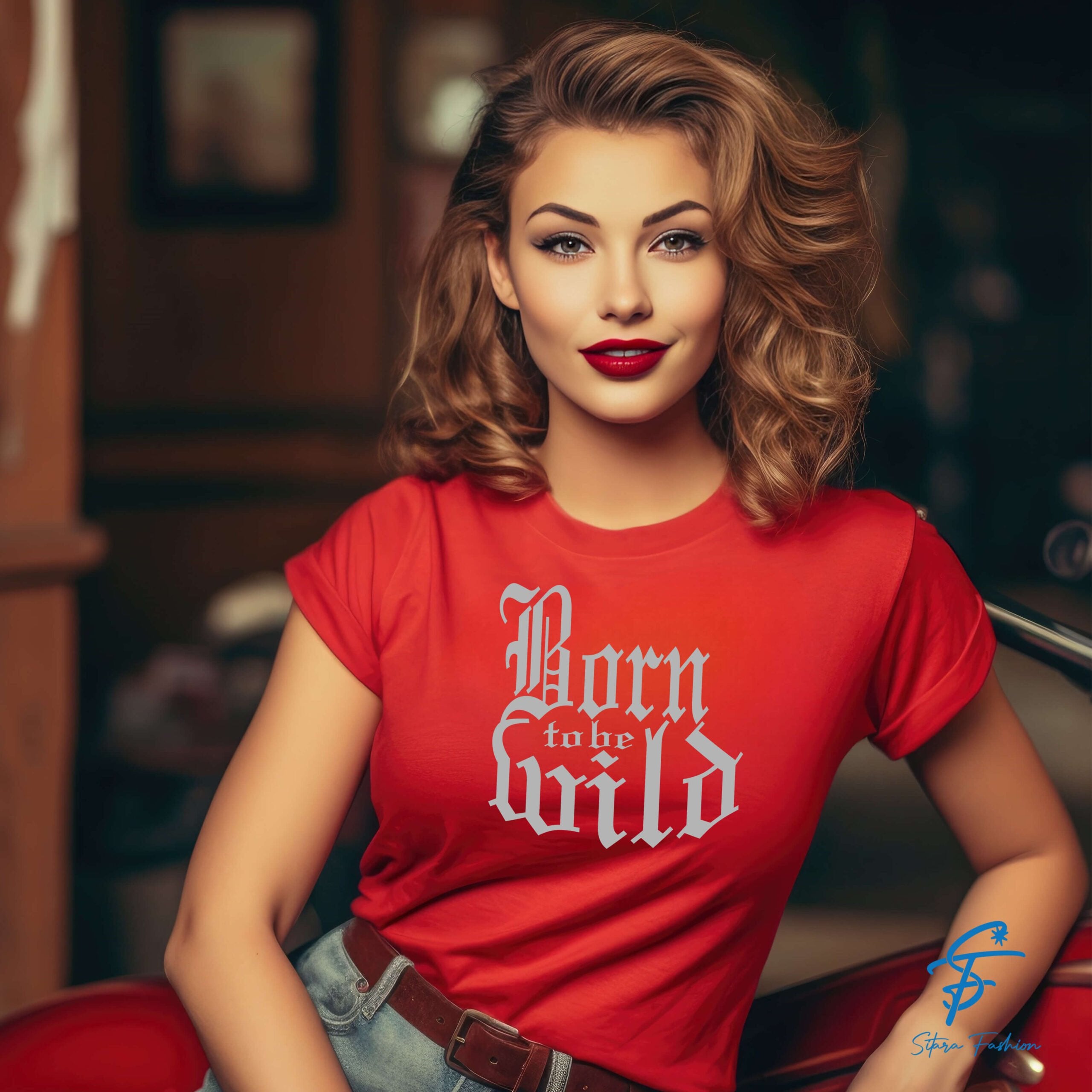 BORN TO BE WILD - Cool Tees - Sitara Fashions