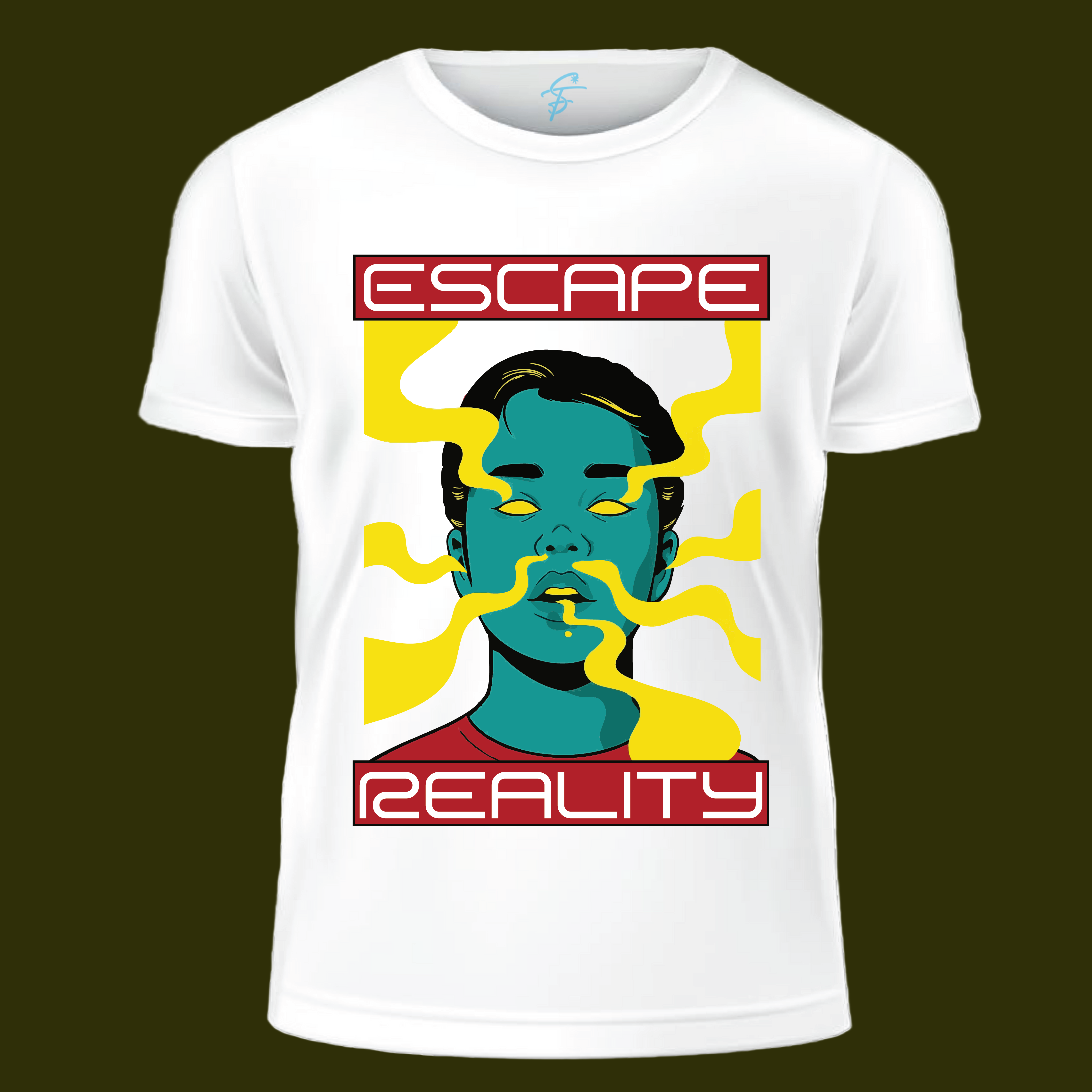 Escape Reality Tee: Mind-Bending Graphic T-Shirt, 100% COTTON