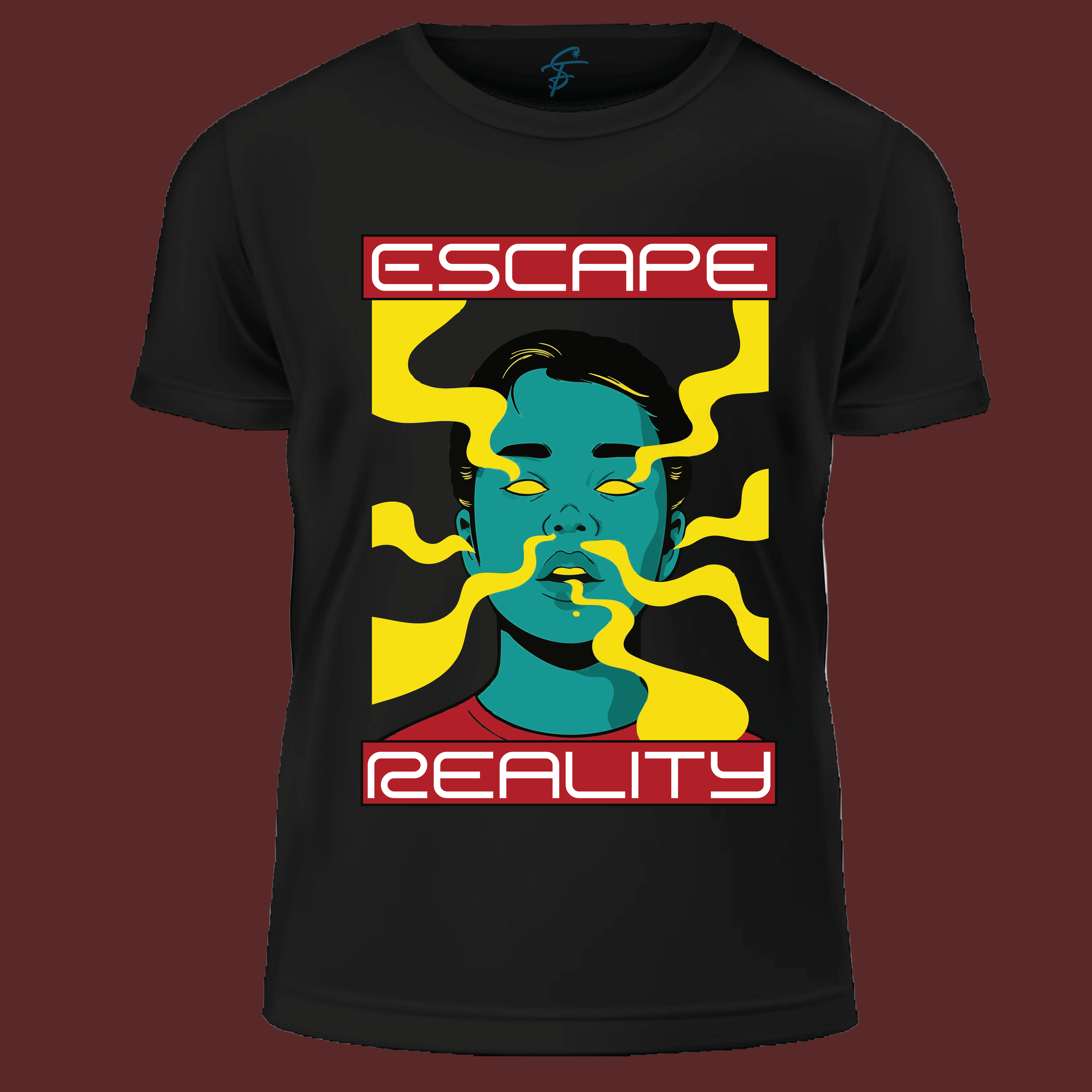 Escape Reality Tee: Mind-Bending Graphic T-Shirt, 100% COTTON