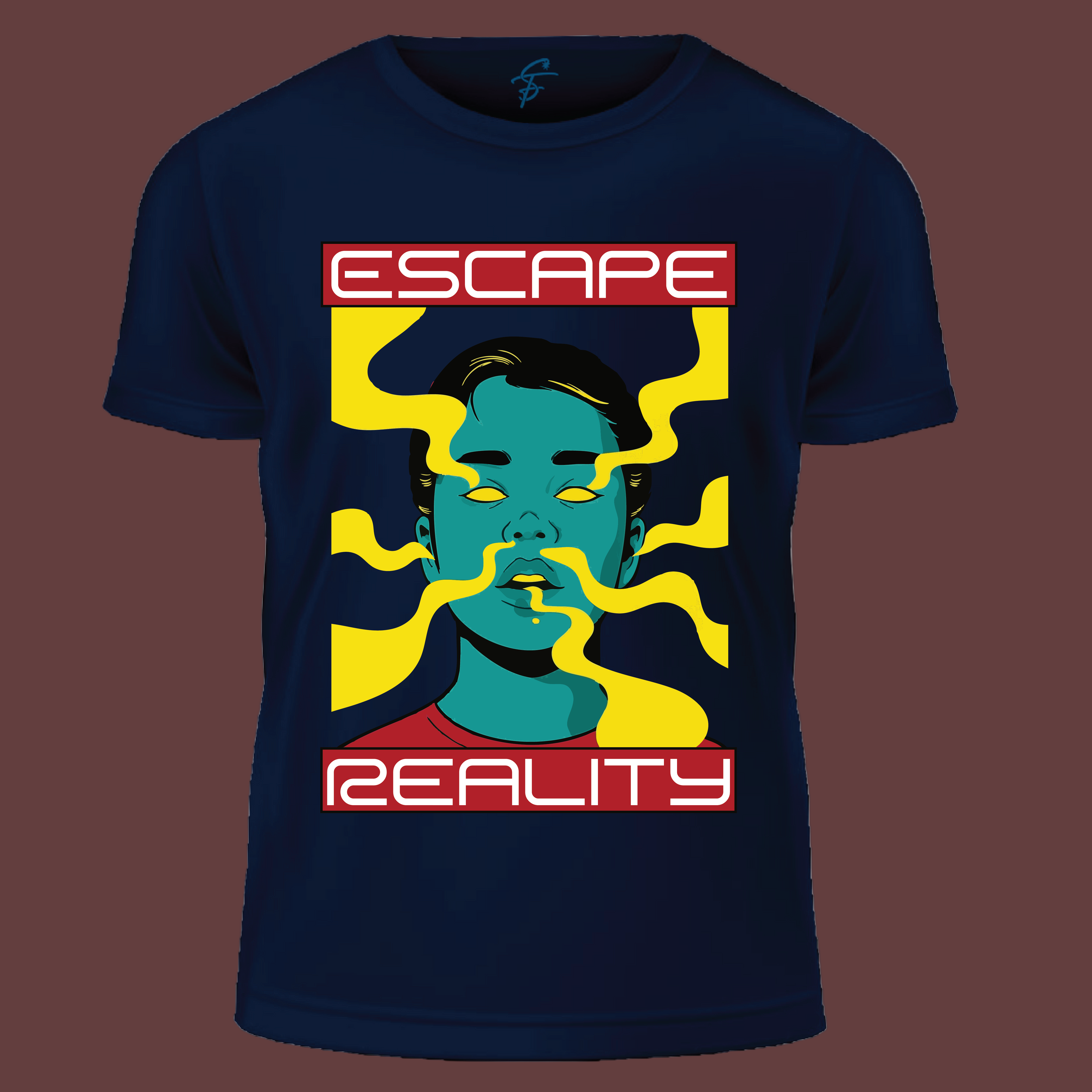 Escape Reality Tee: Mind-Bending Graphic T-Shirt, 100% COTTON