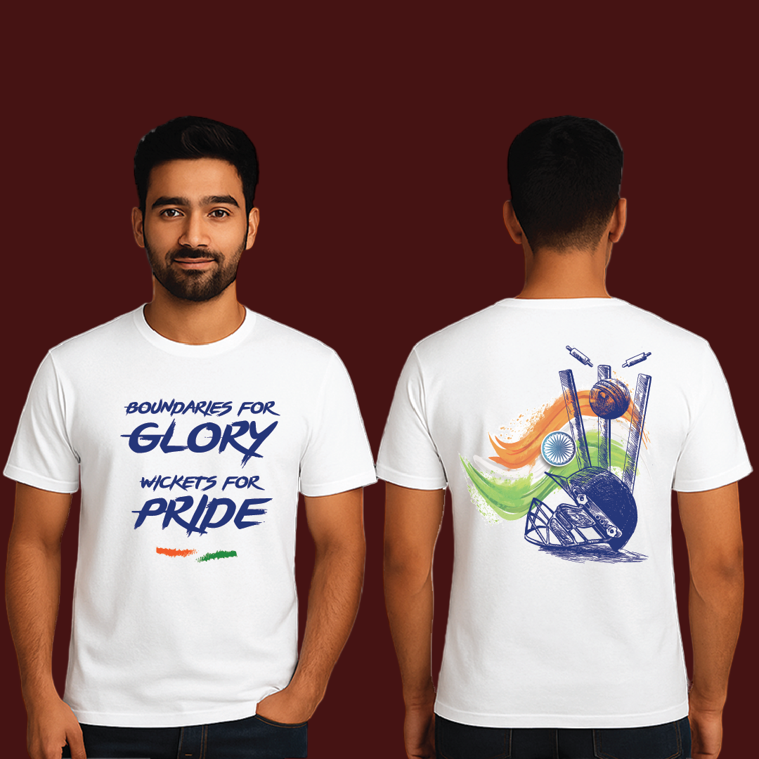 Wickets for Pride, T-Shirt, 100% Cotton