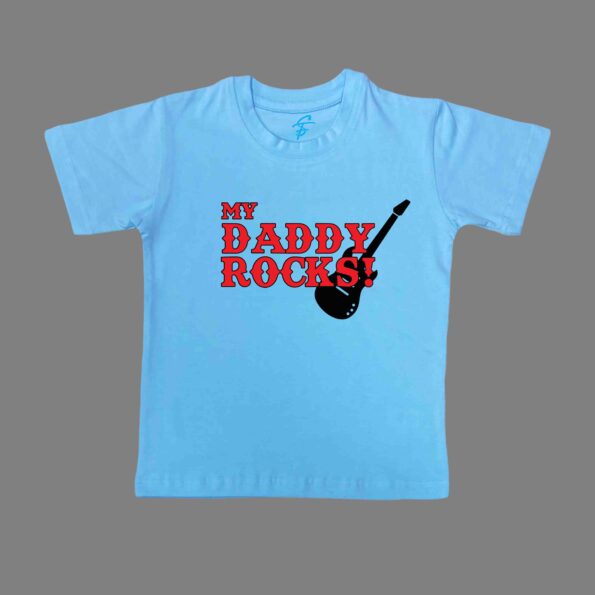 ROCKSTAR DAD WITH BOY TSHIRT AND ROMPER - Dad & Me