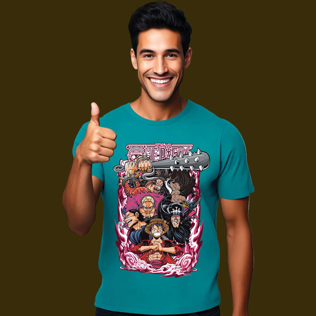 Graphic One Piece T-Shirt | Anime Character Art | Casual Fanwear