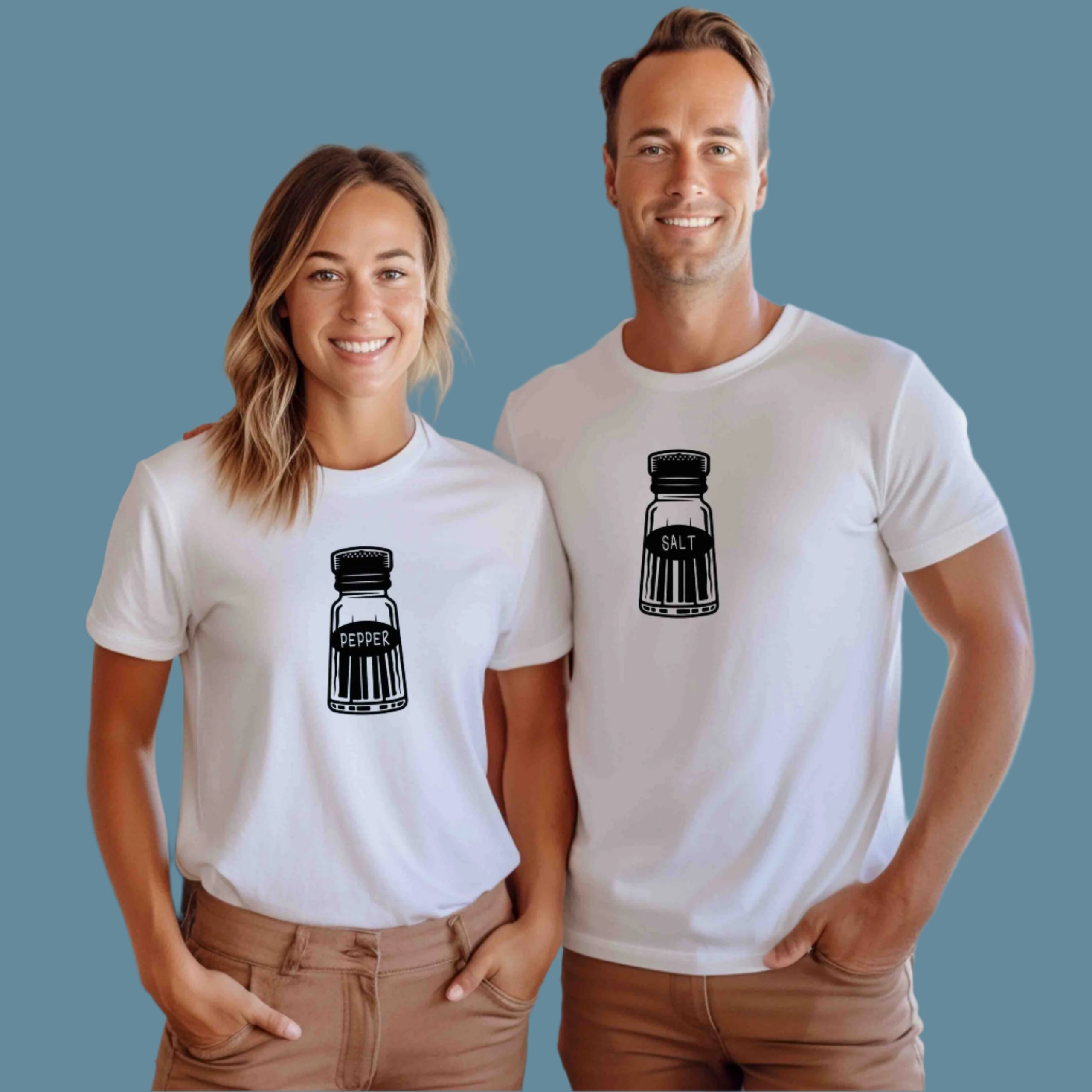 SALT PEPPER TSHIRT - Couple
