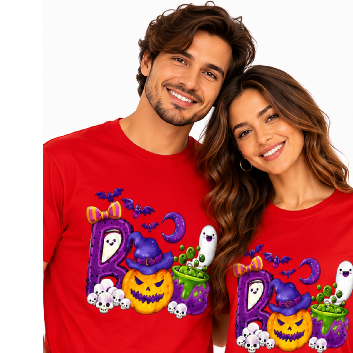 Halloween Boo Graphic T-Shirt for Men, Women & Kids – Unisex Halloween Tee | Multiple Colors