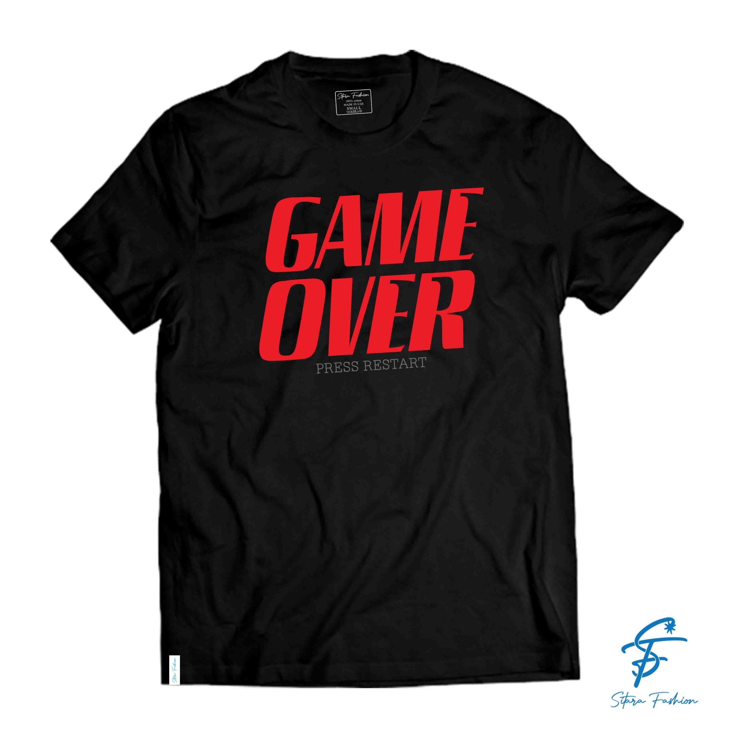 GAMEOVER TSHIRT - Cool Tees - Sitara Fashions