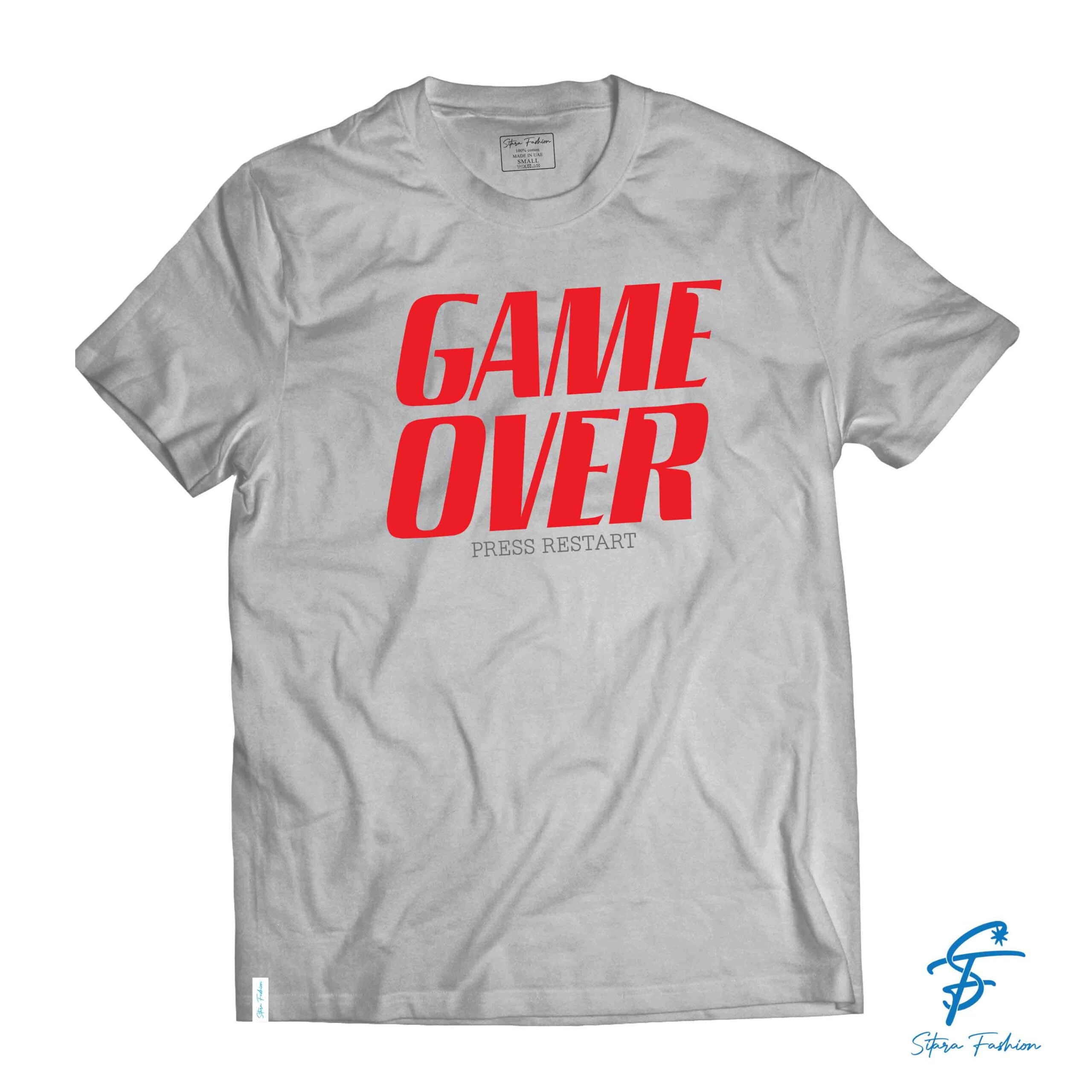 GAMEOVER TSHIRT - Cool Tees - Sitara Fashions