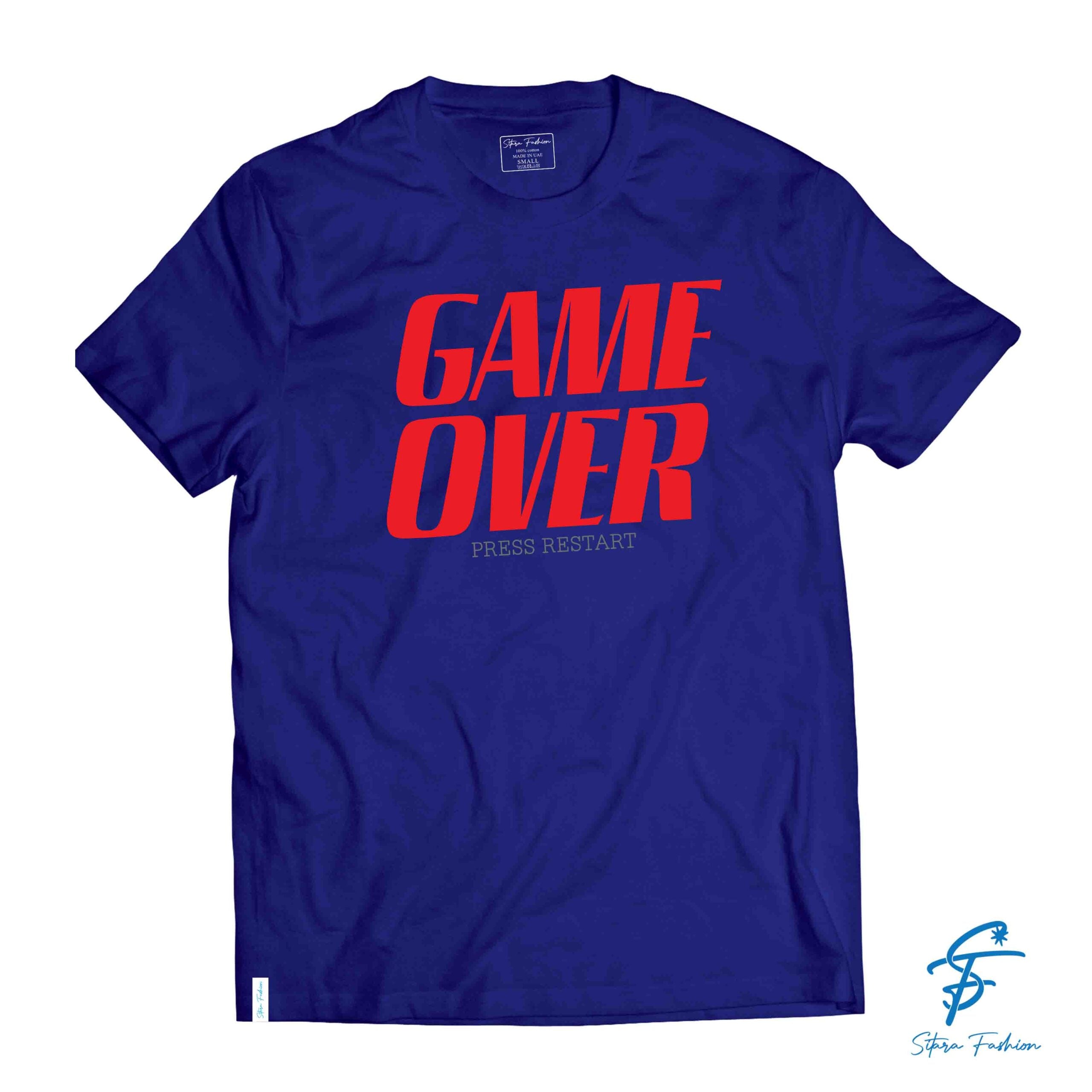 GAMEOVER TSHIRT - Cool Tees - Sitara Fashions