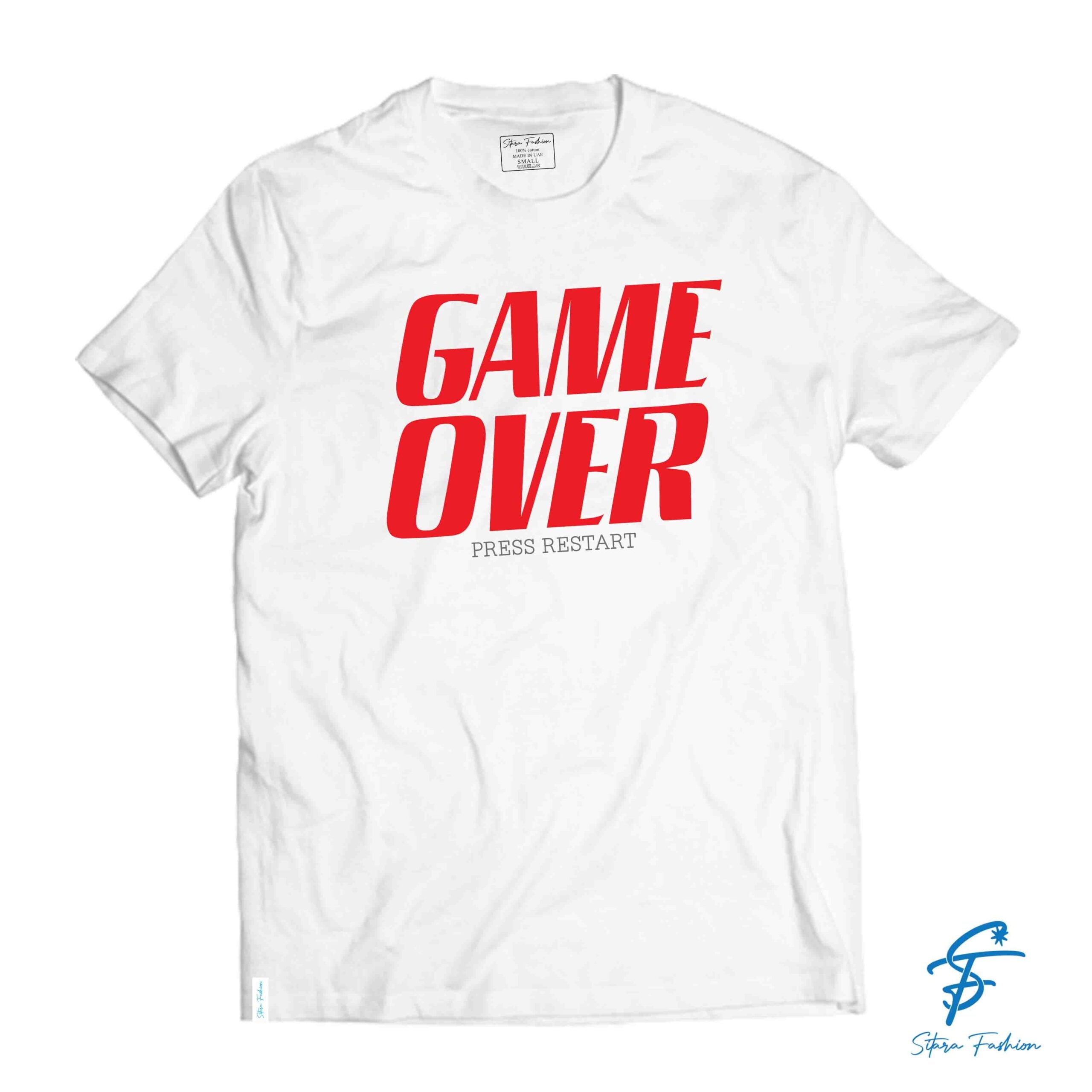 GAMEOVER TSHIRT - Cool Tees - Sitara Fashions